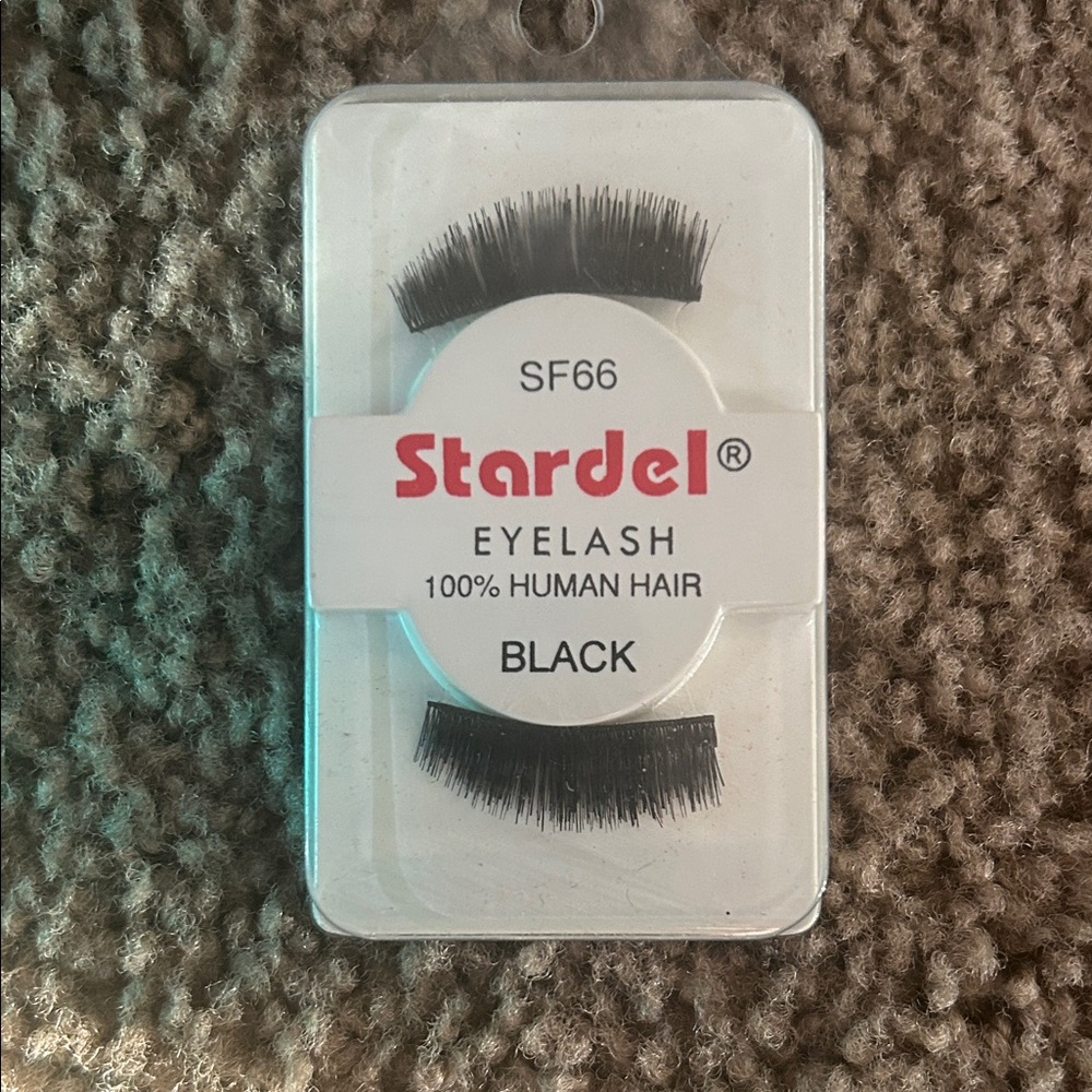 Black SF66 100% Human Hair False Eyelashes